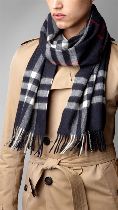 scarf men burberry|Burberry 100 cashmere scarf.